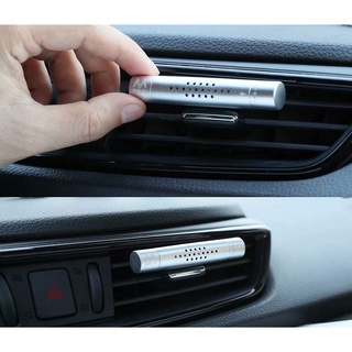 อโรมาเธอราพีรถยนต์ / Car Air Freshener Vent Clip Essential Oil Diffuser for Aromatherapy with 5 Solid Aroma Sticks and an Aluminum-alloy Holder - Natural Air Freshener for Aromatherapy