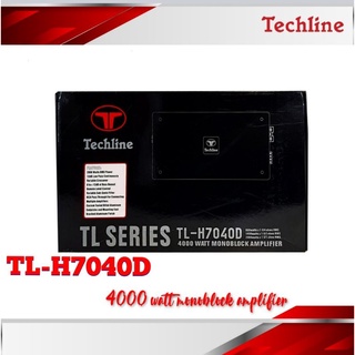 Techline-TL-H7040D เพาเวอร์แอมป์ 4000 วัตต์ ติดรถยนต์