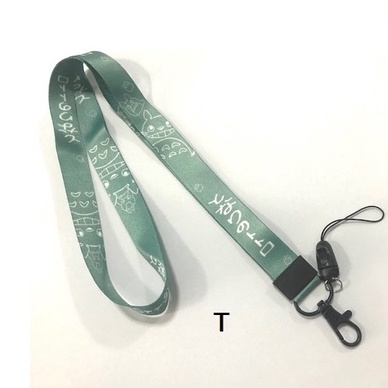 TOTORO G สายคล้องคอ สายคล้องบัตร ห้อยโทรศัพท์  ลาย TOTORO G น่ารัก มีก้ามปู มีห่วงเล็ก ถอดได้ ขนาดกว