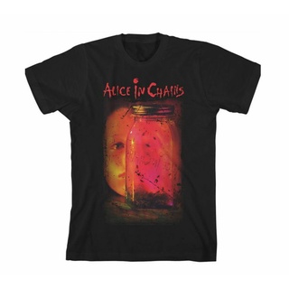 เสื้อยืดผ้าฝ้ายพิมพ์ลายแฟชั่น เสื้อยืดผ้าฝ้าย พิมพ์ลาย ALICE IN CHAINS Jar Of Flies Kings Road Merch OLfhhm56FJmldc68