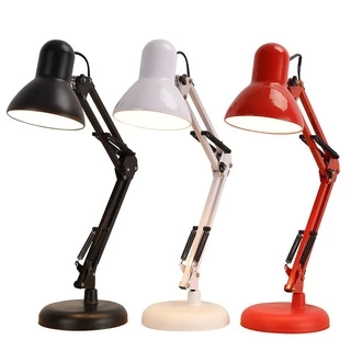 Table lamp - โคมไฟ โคมไฟตั้งโต๊ะ อ่านหนังสือ แบบตั้งพื้นพับเก็บได้ ใช้กับหลอดไฟขั้ว E27 มีให้เลือก3สี