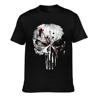 เสื้อยืดลําลอง แขนสั้น พิมพ์ลาย The Punisher Muay Thai เหมาะกับใส่ออกกําลังกาย เพาะกาย สําหรับผู้ชาย