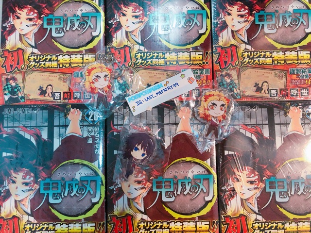 พร อมส ง ล ขส ทธ แท ญ ป น Kimetsu No Yaiba Limited Special Edition เล ม 21 22 ดาบพ ฆาตอส ร การ ด Shopee Thailand