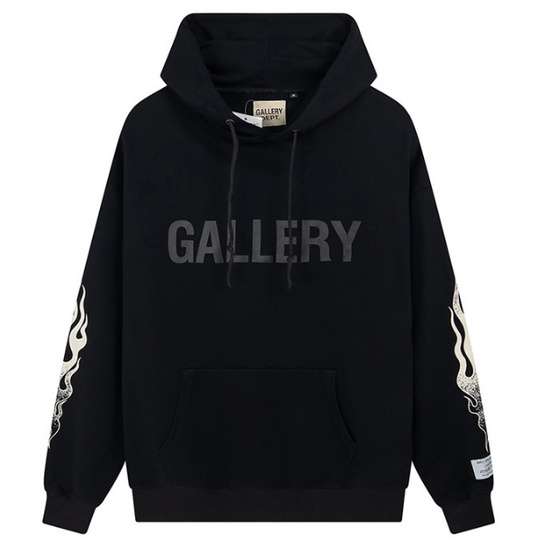 GALLERY DEPT GD ผู้ชายผู้หญิงเสื้อสเวตเตอร์มีฮู้ดลําลอง 0223