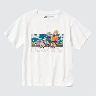 Uniqlo เสื้อยืด แขนสั้น พิมพ์ลายกราฟฟิคดราก้อนบอล UT 2344