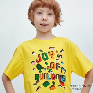 เลโก้ Uniqlo KIDS สําหรับเด็ก ® Series (เสื้อยืด แขนสั้น พิมพ์ลายกราฟฟิค) 3242