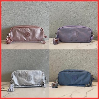 Kipling กระเป๋าใส่ปากกา สี่ซิป ความจุขนาดใหญ่ K13564 (14 สี)