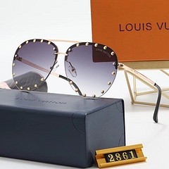 Lv 2023 ใหม่ แว่นตากันแดด แบรนด์หรู สําหรับผู้หญิง ผู้ชาย 2861