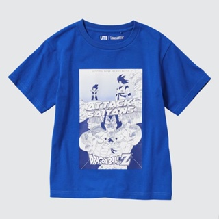 Uniqlo เสื้อยืด แขนสั้น พิมพ์ลายกราฟฟิคดราก้อนบอล UT 2345