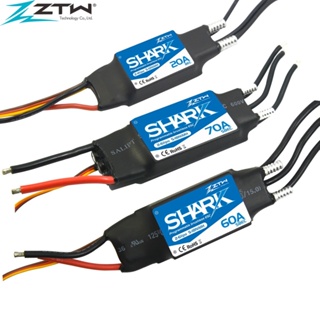 Ztw Shark Dual Way 20A 30A 40A 50A 60A 70A 80A BEC ESC กันน้ํา พร้อมระบบระบายความร้อนด้วยน้ํา สําหรับเรือบังคับ