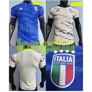 เสื้อกีฬาแขนสั้น ลายทีมชาติฟุตบอล Italy 2023 2024 ชุดเหย้า ไซซ์ S-XXL