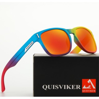 Quisviker แว่นตากันแดด เลนส์โพลาไรซ์ สไตล์ใหม่ แฟชั่น สําหรับทุกเพศ UV400 แว่นตาตกปลา