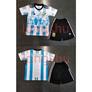 ชุดเสื้อฟุตบอล ลาย argentina All-Stars 3-Star สําหรับเด็ก