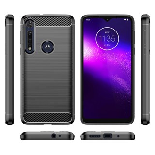 กรณี Motorola One Macro เคส ฝาครอบเคส Soft TPU Back Cover Shockproof Moto One Macro Phone Casing