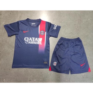 เสื้อกีฬาแขนสั้น ลายทีมชาติฟุตบอล PSG 2023 2024 ชุดเหย้า