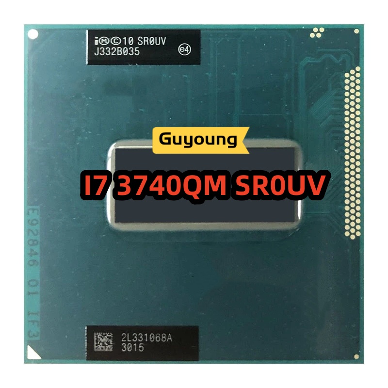 โปรเซสเซอร์ Core i7-3740QM i7 3740QM SR0UV 2.7 GHz Quad-Core แปดเธรด 6M 45W ซ็อกเก็ต G2 / rPGA988B