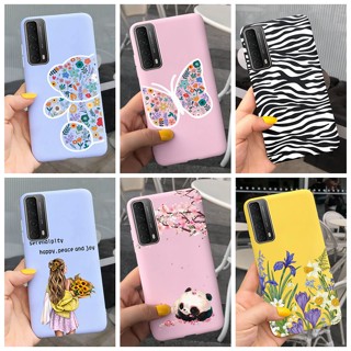 เคสโทรศัพท์ซิลิโคน แบบนิ่ม ลายผีเสื้อ สําหรับ Huawei Y7A 2020 Y7 A PPA-LX3