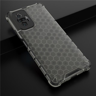 สําหรับ Redmi Note 10 Pro เคสแข็ง ซิลิโคน รังผึ้ง ใส กันกระแทก ฝาหลัง Redmi Note 10 Pro เคสโทรศัพท์