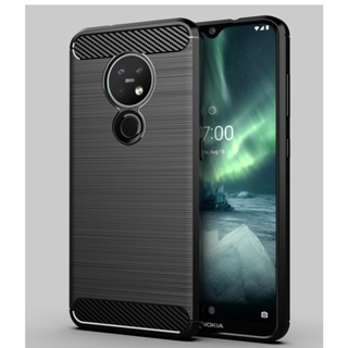 กรณี Nokia 7.2 เคส ฝาครอบเคส Soft TPU Back Cover Shockproof Nokia 7.2 Phone Casing