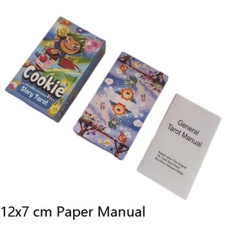 12x7 CM Cookie Story Tarot ver .2 Card Games Paper Manual