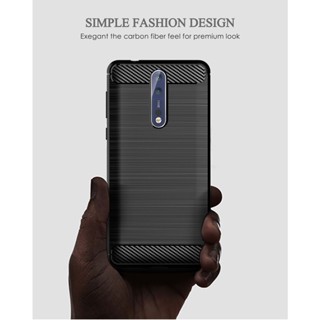 กรณี Nokia 8 เคส ฝาครอบเคส Soft TPU Back Cover Shockproof Nokia 8 Phone Casing