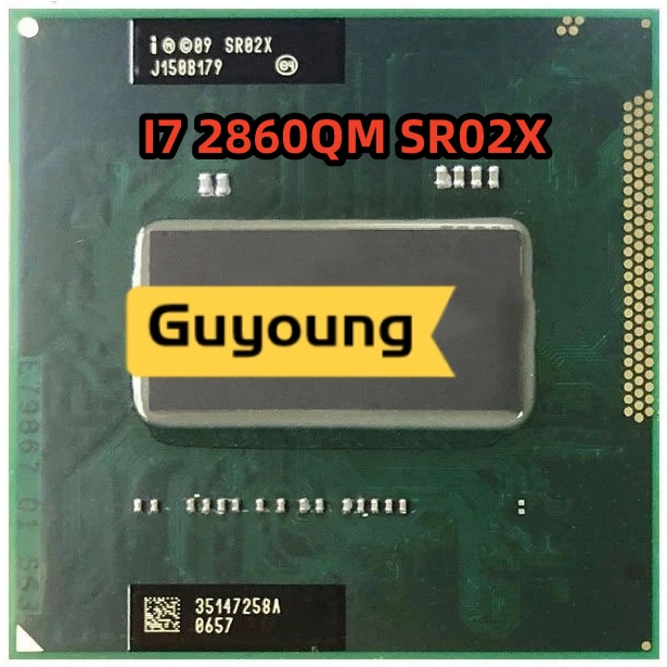 โปรเซสเซอร์ Core i7-2860QM i7 2860QM SR02X 2.5 GHz Quad-Core แปดเธรด 8M 45W ซ็อกเก็ต G2 rPGA988B