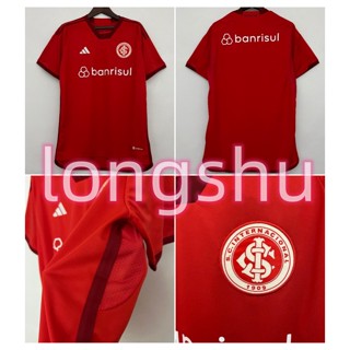 เสื้อกีฬาแขนสั้น ลายทีมชาติฟุตบอล Brazil Internacional Home 2023 2024 ไซซ์ S-3XL