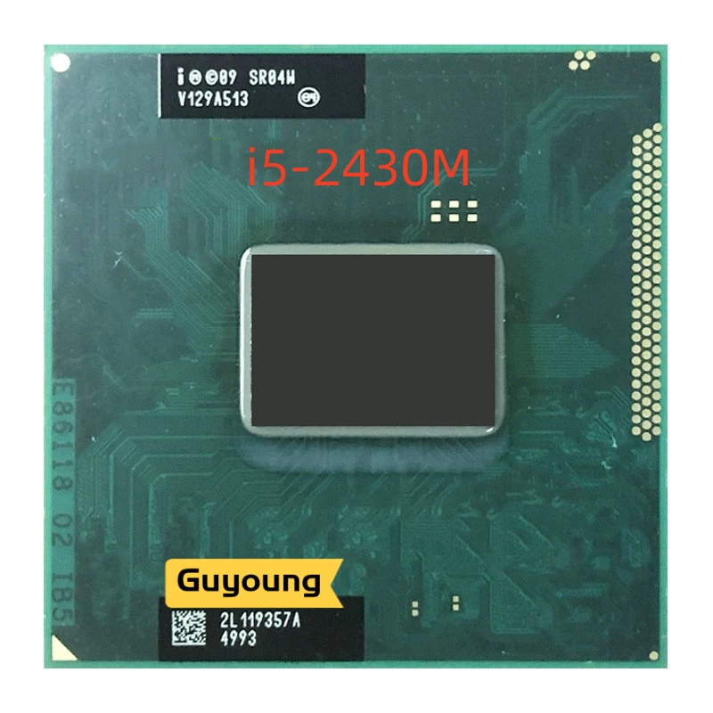 โปรเซสเซอร์ Core i5-2430M i5 2430M SR04W 2.4 GHz Dual-Core Quad-Thread CPU 3M 35W Socket G2 / rPGA98