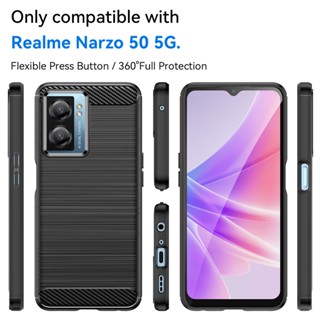 กรณี Realme Narzo 50 5G เคส ฝาครอบเคส Soft TPU Back Cover Shockproof Realme Narzo 50 5G Phone Casing