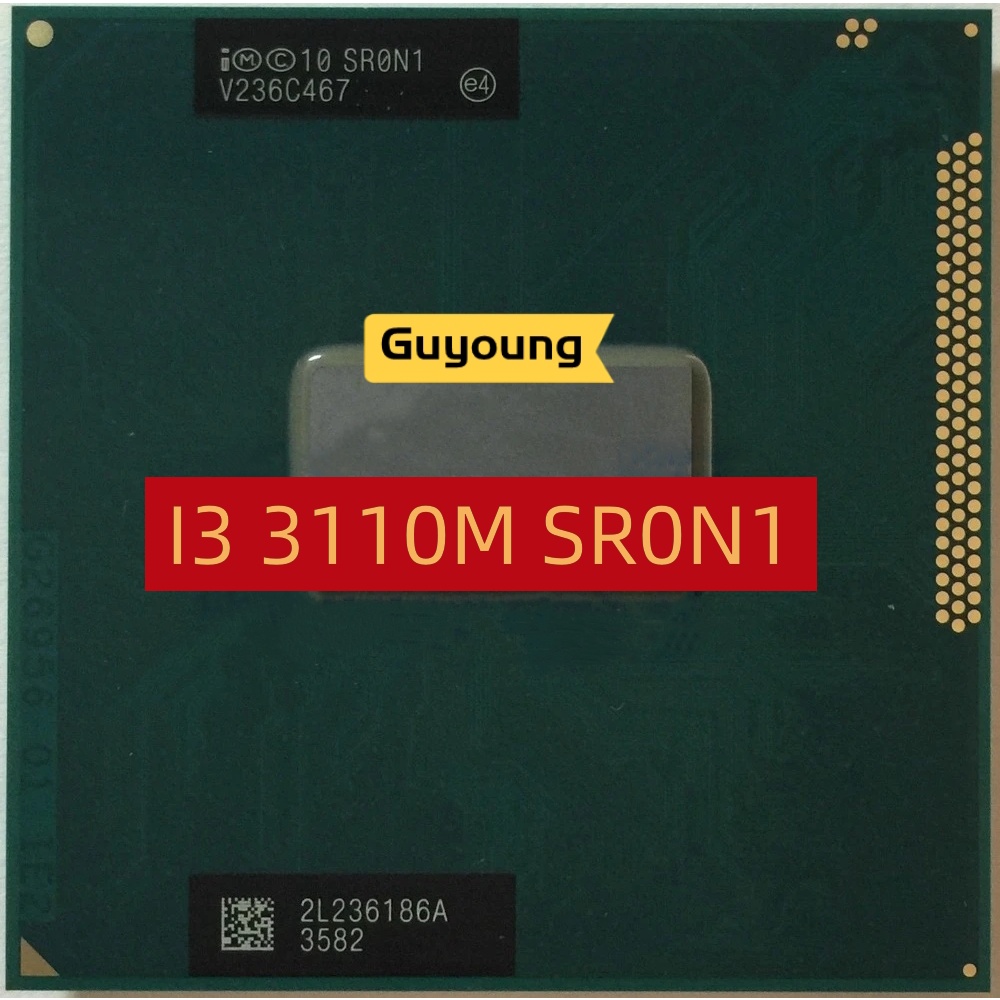 โปรเซสเซอร์ Core i3-3110M i3 3110M SR0N1 SR0T4 2.4 GHz แบบดูอัลคอร์ ควอดเธดร์ 3M 35W ซ็อกเก็ต G2 rPG