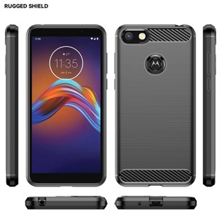 กรณี Motorola  E6 เคส ฝาครอบเคส Soft TPU Back Cover Shockproof Moto E6 Play Phone Casing