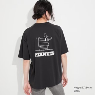 Uniqlo RETRO PEANUTS (เสื้อยืด แขนสั้น พิมพ์ลายกราฟฟิค) 325