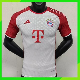 เสื้อกีฬาแขนสั้น ลายทีมฟุตบอล Bayern Munich 2023-24 23-24 ชุดเหย้า ไซซ์ S-XXL