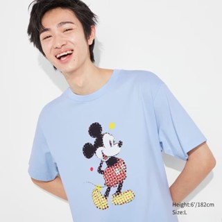 Uniqlo เสื้อยืดแขนสั้น พิมพ์ลายการ์ตูนกราฟฟิค สําหรับผู้ชาย และผู้หญิง 9213