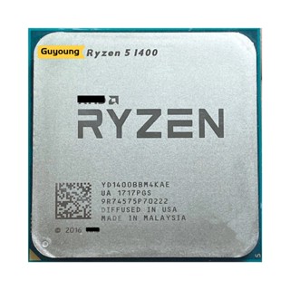 ซ็อกเก็ตโปรเซสเซอร์ CPU YZX Ryzen 5 I400 R5 1400 3.2 GHz Quad-Core YD1400BBM4KAE AM4