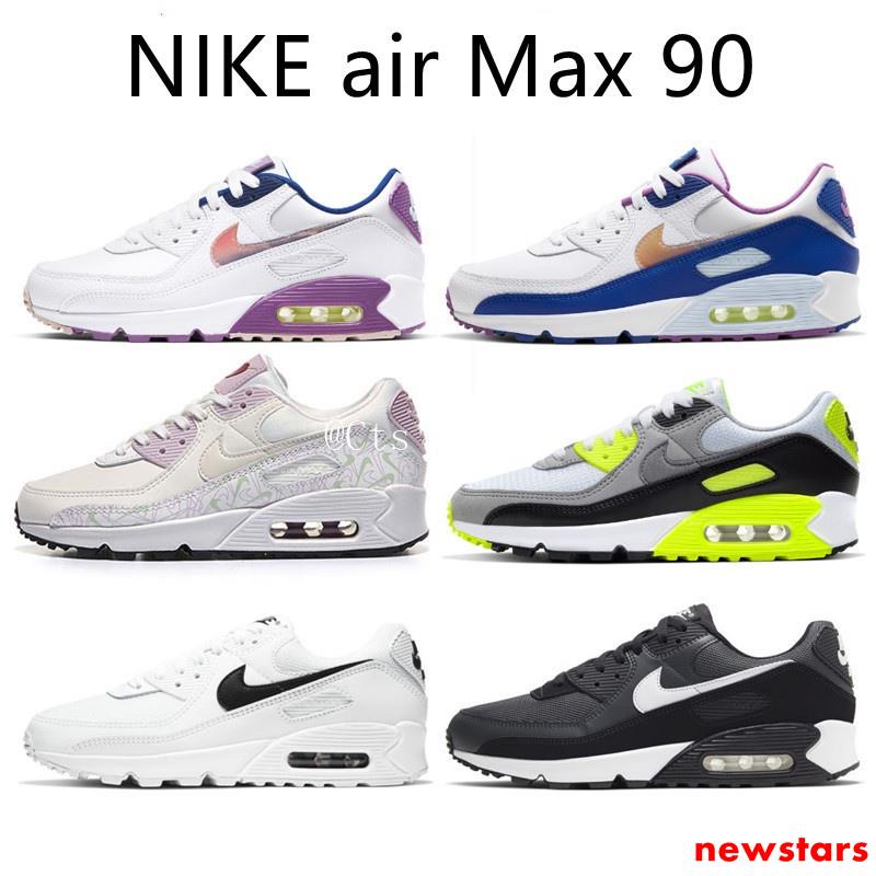 Air max 90 classic Cushioned รองเท้าวิ่งลําลอง สําหรับทุกเพศ