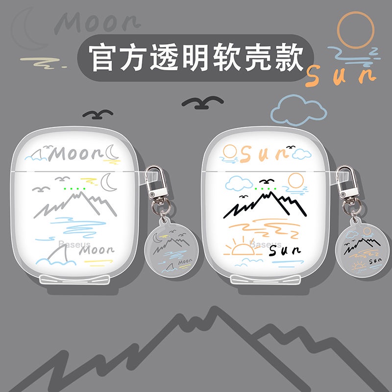 BASEUS w04 เคสป้องกัน BASEUS BASEUS เคสหูฟังบลูทูธ w04 เคสหูฟัง w04pro เคสป้องกัน Wm01