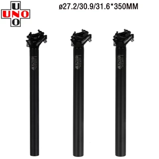 Uno หลักอานจักรยานเสือภูเขา อะลูมิเนียม น้ําหนักเบา 25.4 27.2 28.6 30.9 31.6 มม. X350 400 มม.