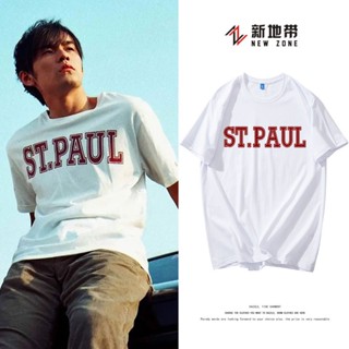 เสื้อยืดแขนสั้น พิมพ์ลาย Initial D Jay Chou Takahashi Fujiwara ST PAUL racing สําหรับผู้ชาย