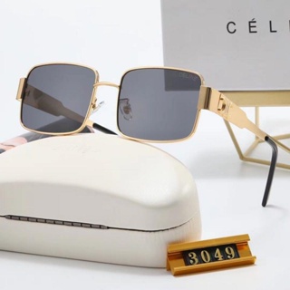 Celine แว่นตากันแดด กรอบใหญ่ สไตล์เรโทร แฟชั่นสําหรับผู้ชาย และผู้หญิง 2023