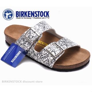 Birkenstock Arizona รองเท้าแตะหนัง ลําลอง สําหรับผู้ชาย ผู้หญิง สไตล์คลาสสิค เหมาะกับเดินชายหาด ไซซ์ 34-46