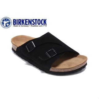 Birkenstock 827 รองเท้าโลฟเฟอร์ หนังนิ่ม สีดํา สไตล์คลาสสิก สําหรับผู้ชาย ผู้หญิง ไซซ์ 34-46