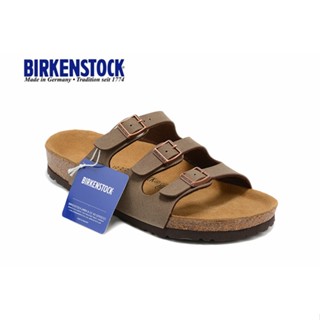 Birkenstock Birkenstock รองเท้าแตะ สีกาแฟ ขี้ผึ้ง 34-43