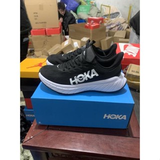 [พร้อมส่ง] ขายดี HOKA ONE Carbon X2 รองเท้าวิ่ง ดูดซับแรงกระแทก สีดํา สีขาว 2022