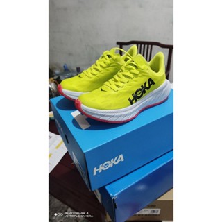 [พร้อมส่ง] ขายดี HOKA ONE Carbon X2 รองเท้าวิ่ง ดูดซับแรงกระแทก สีเหลือง 2022