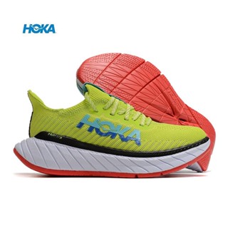 [พร้อมส่ง] Hoka ONE CARBON X3 รองเท้าวิ่ง เรืองแสง สีเขียว สีฟ้า สําหรับผู้ชาย และผู้หญิง 2023