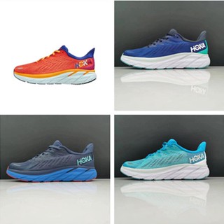 Hoka ONE ONE Clifton 8 รองเท้าผ้าใบลําลองแฟชั่น ระบายอากาศ น้ําหนักเบา เหมาะกับการวิ่ง ออกกําลังกาย