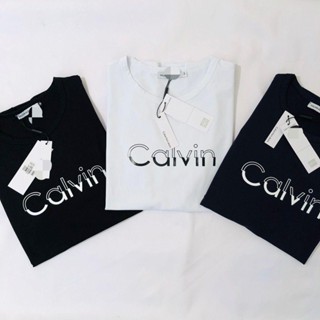 Ck Tide brand C spring and summer เสื้อยืดลําลอง ผ้าฝ้าย แขนสั้น คอกลม สําหรับผู้ชาย และผู้หญิง