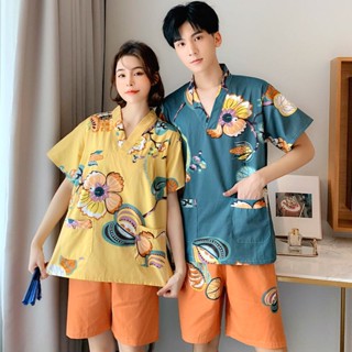 Yixi เสื้อคลุมอาบน้ํา ผ้าฝ้ายแท้ ขนาดใหญ่ ลายซาวน่าน่ารัก สไตล์จีน สําหรับผู้หญิง และผู้ชาย