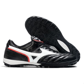 Mizuno WAVE CUP Classic TF รองเท้าฟุตบอลหนัง ระบายอากาศ แบบพกพา สําหรับผู้ชาย ไซซ์ 39-45